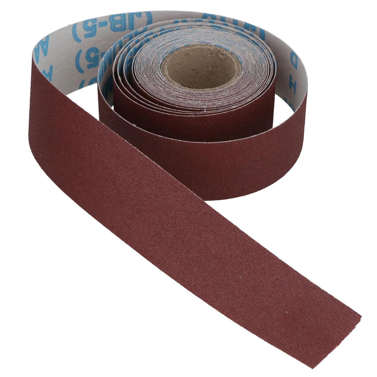 Emery Cloth Roll Abrasive Sanding Sheet 120 Grit 3.8cm x 460cm Aluminium Oxide 5pc