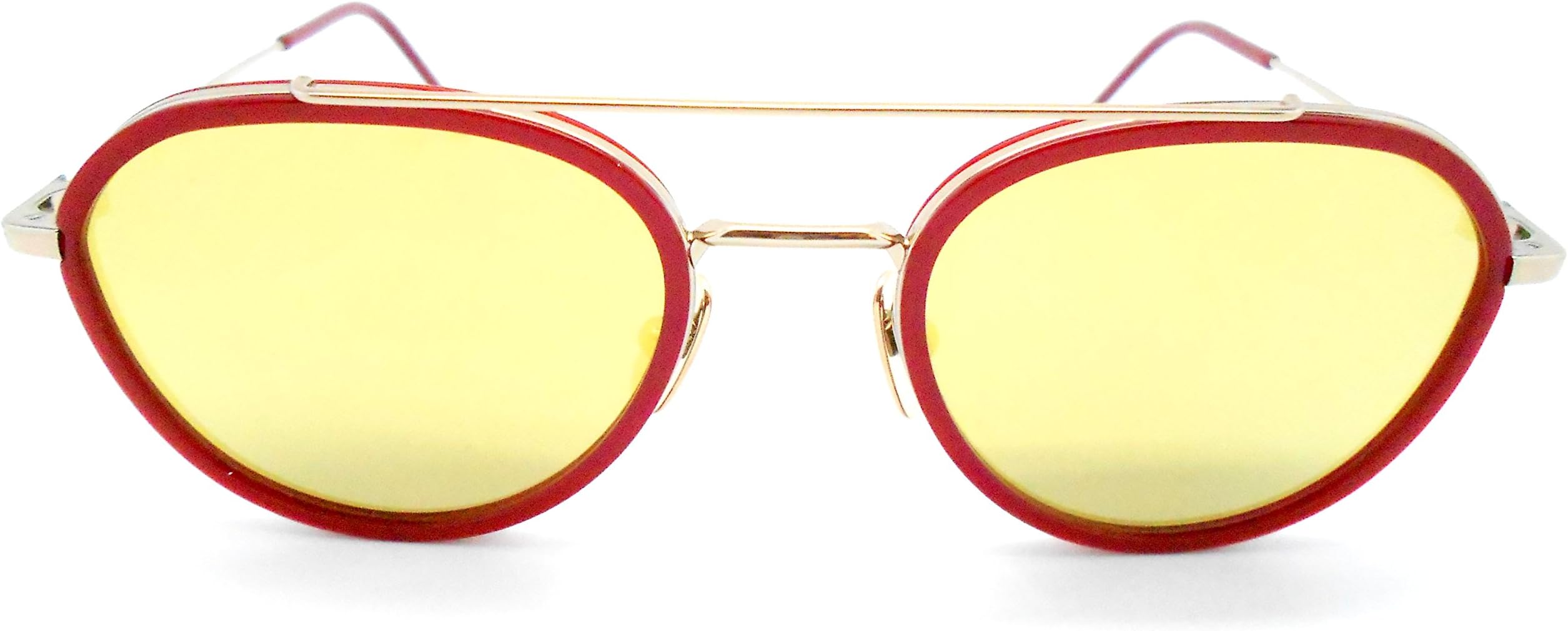 TB-801 D Aviator Sunglasses with Mirrored Lenses