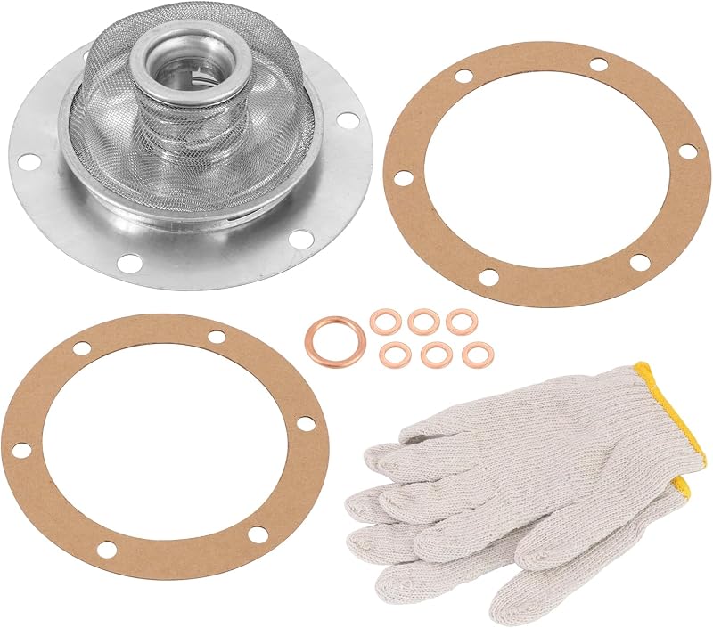 Tela do filtro de óleo Dokili com juntas para VW Type 1 1500–1600 cc 1970–1979 – Kit