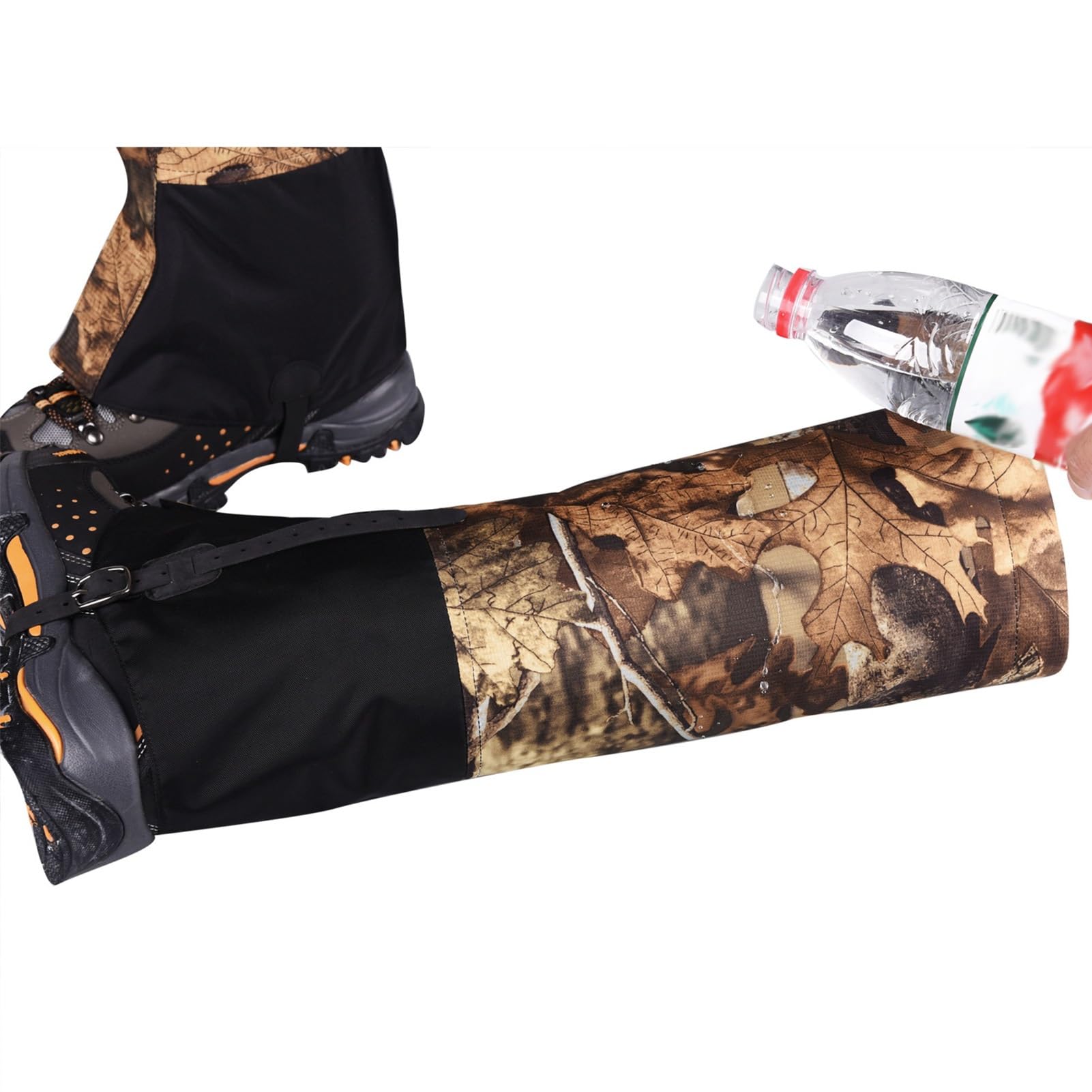 Guêtres de Jambe, guêtres de Raquettes à neigeGuêtres d'extérieur avec Bas réglables, adaptées à l'alpinisme, au Plein air, à la Chasse et à la Raquette