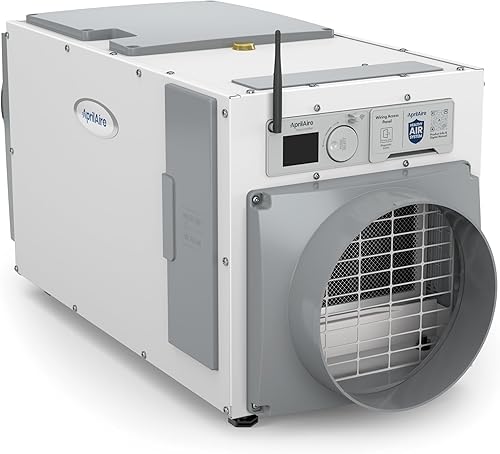 Miniatura 18 de AprilAire Deshumidificador Wi-Fi E100W - 100 PPD para espacios de rastreo, sótanos, casas enteras de hasta 5,500 pies cuadrados, parte del sistema