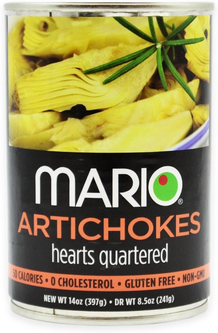Mario Camacho Foods Artichokes Hearts, Quartered, 8.5 Ounce