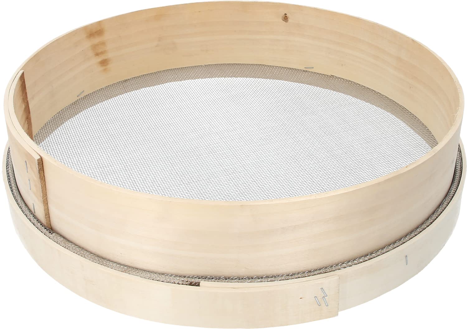 KS Tools 144.0564 Criba Ø 420mm, madera, Abertura de tamiz 1,9mm