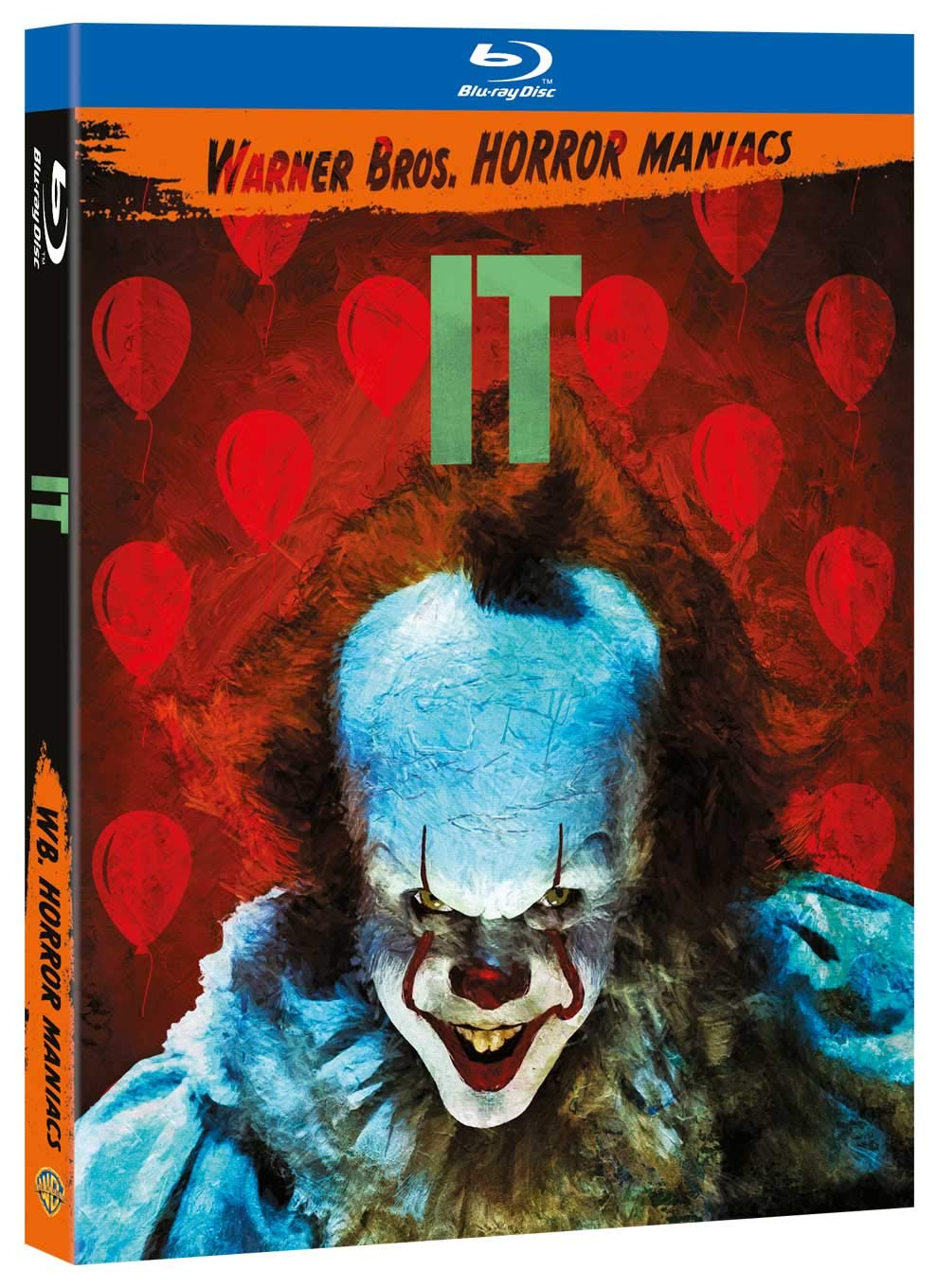 It (2017) - WARNER BROS. HORROR MANIACS (Blu Ray)