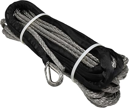 Superwinch 90-24595 Synthetic Winch Rope 3/8 x 80' fits SX10SR SX12SR Tiger Shark 9500SR Tiger Shark 11500SR Winches