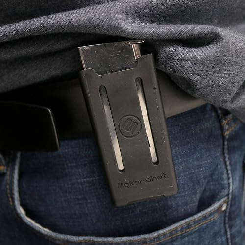 Miniatura 6 de MakerShot Portador de revistas funda para cargador de cinturón de pistola, accesorios de cinturón táctico, equipo táctico, almacenamiento de