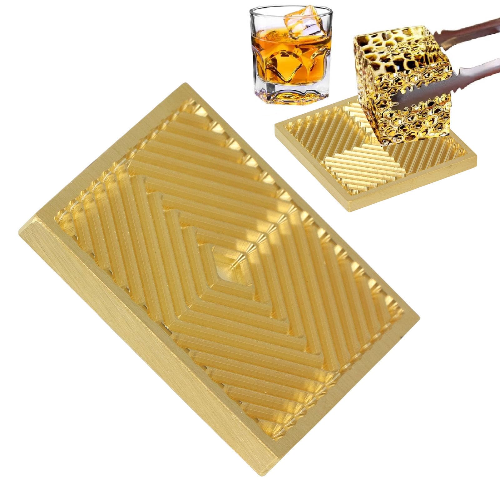 Bewinner Prensa de Cubo de Hielo de Cobre, Diseño Moderno Artesanal, para