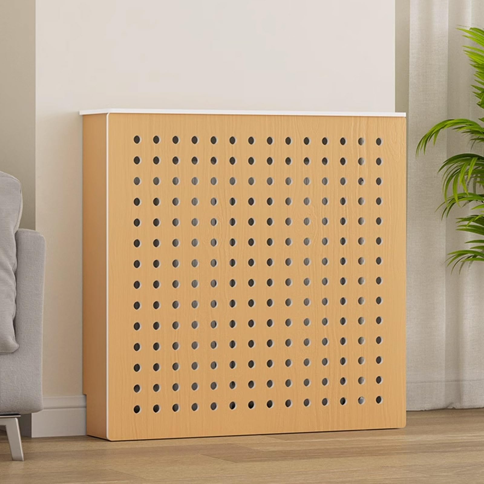 Mueble cubre radiador blanco estante almacenamiento cubiertas radiadores vapor modernos mdf