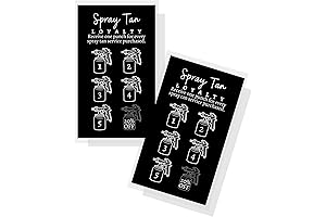 Spray Tan Loyalty Punch Reminder Card for Clients