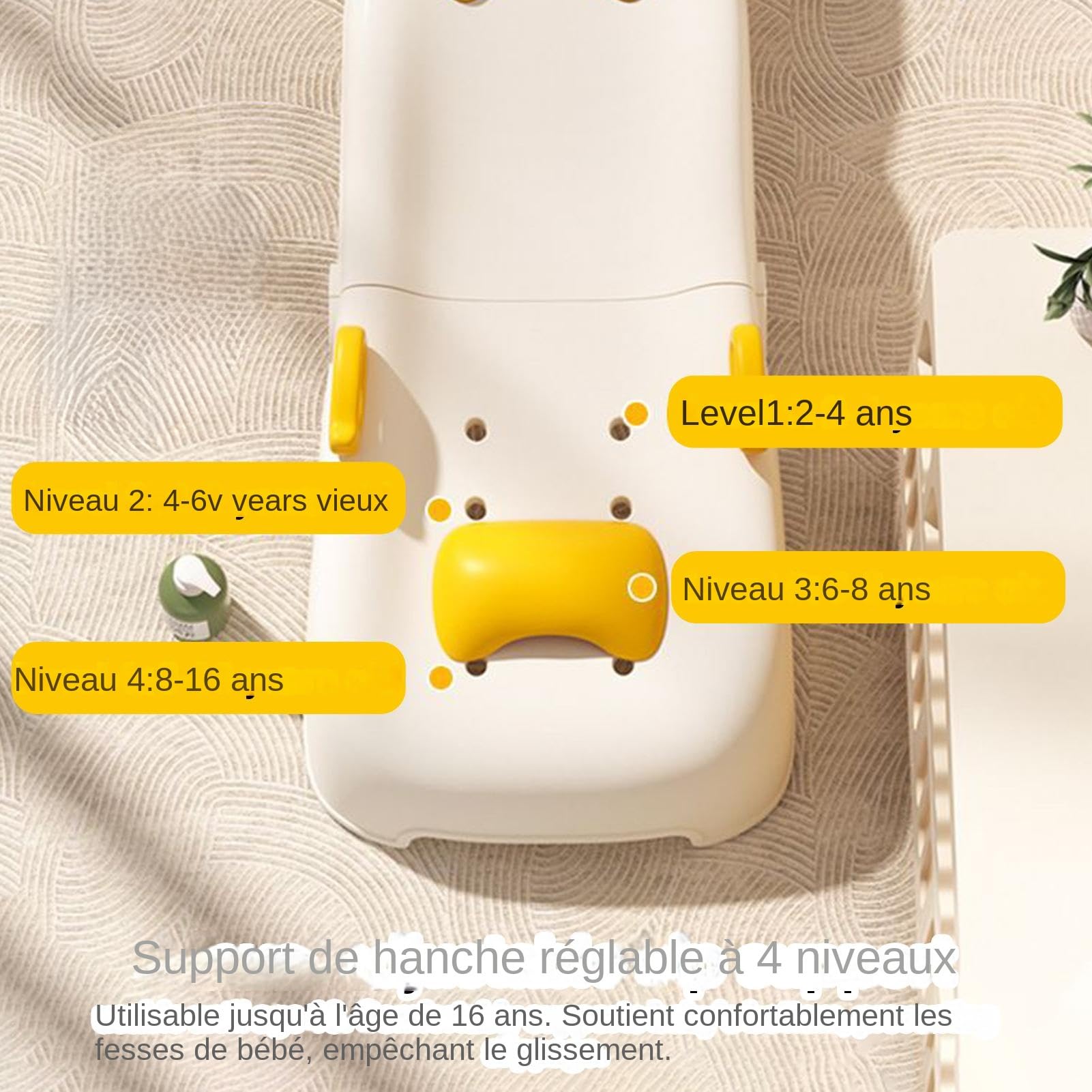 Klappbarer Shampoo-Stuhl für und Babys, Waschstuhl, faltbar und tragbar, Shampoo-Sitz für, Mädchen, zu Hause