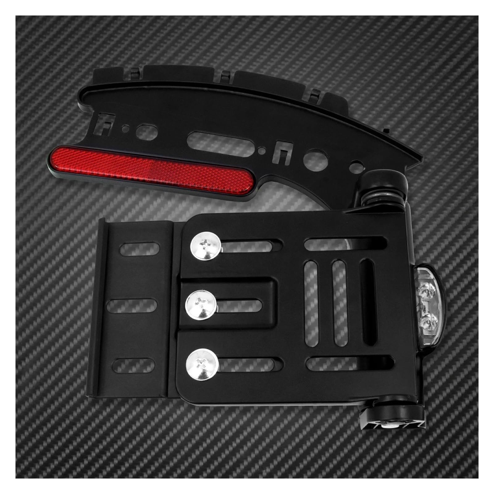Support de plaque moto LED pliable robuste pour éliminer les vibrations sur Harley 883