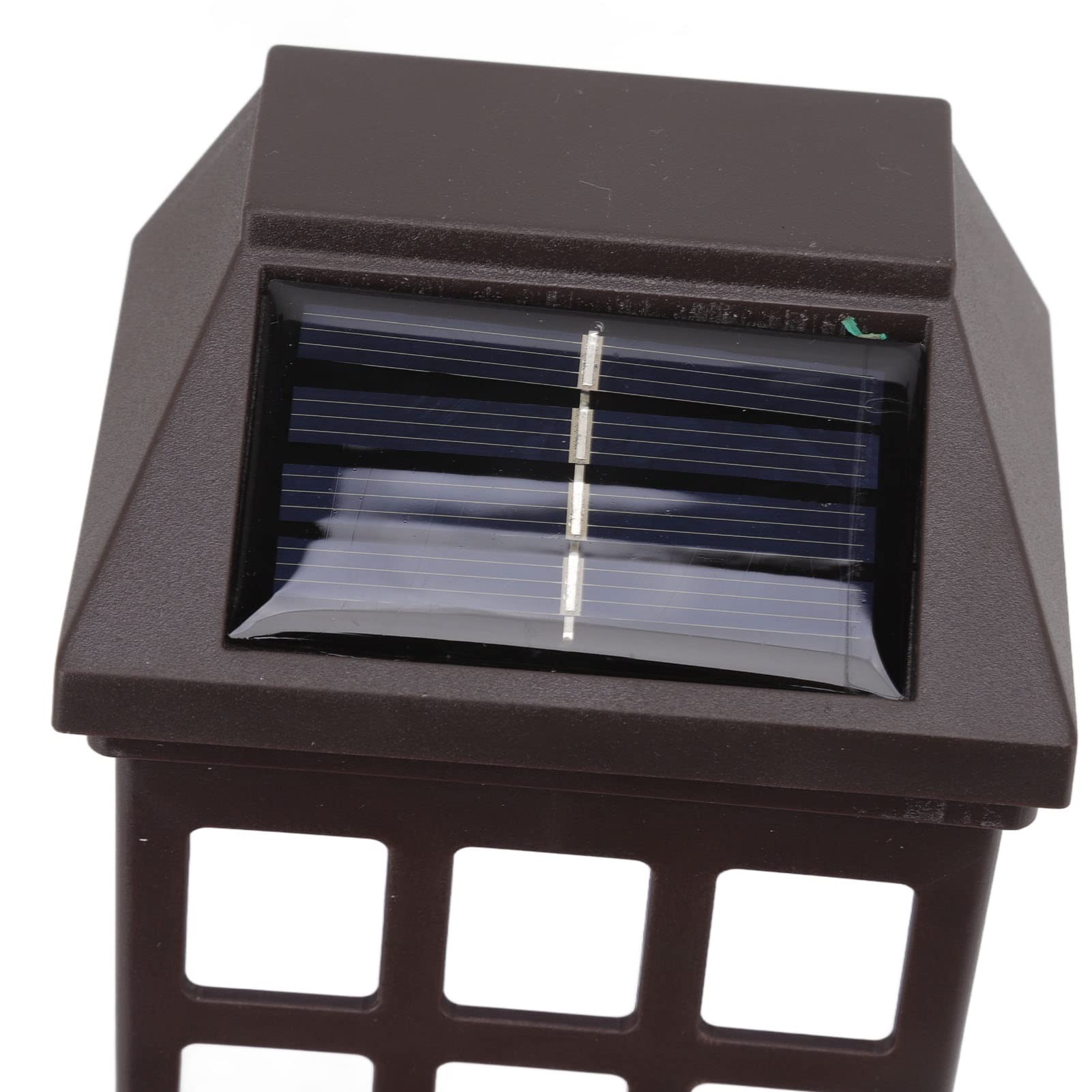 Fockety Solar-Wandleuchten für den Auzenberich, 2 Sätze LED-WEIßlicht, Intelligente Steuerung, Wasserdichter Solar-Zaunleuchten, Automatische Beliesche, Wandleuchte für Terrasse, Terrasse,