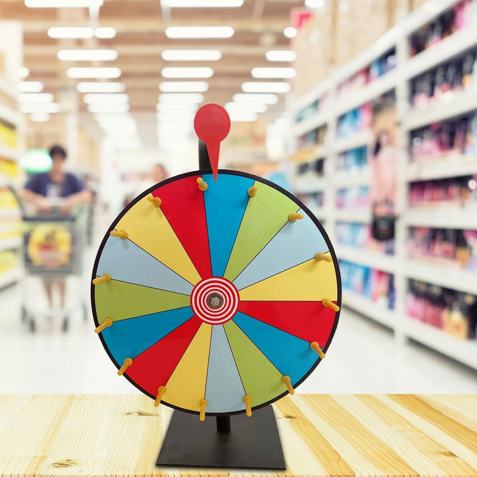 Roues de Casino à 15 Emplacements, Surface Effaçable à Sec, Roulettes pour Activités Promotionnelles, 30CM