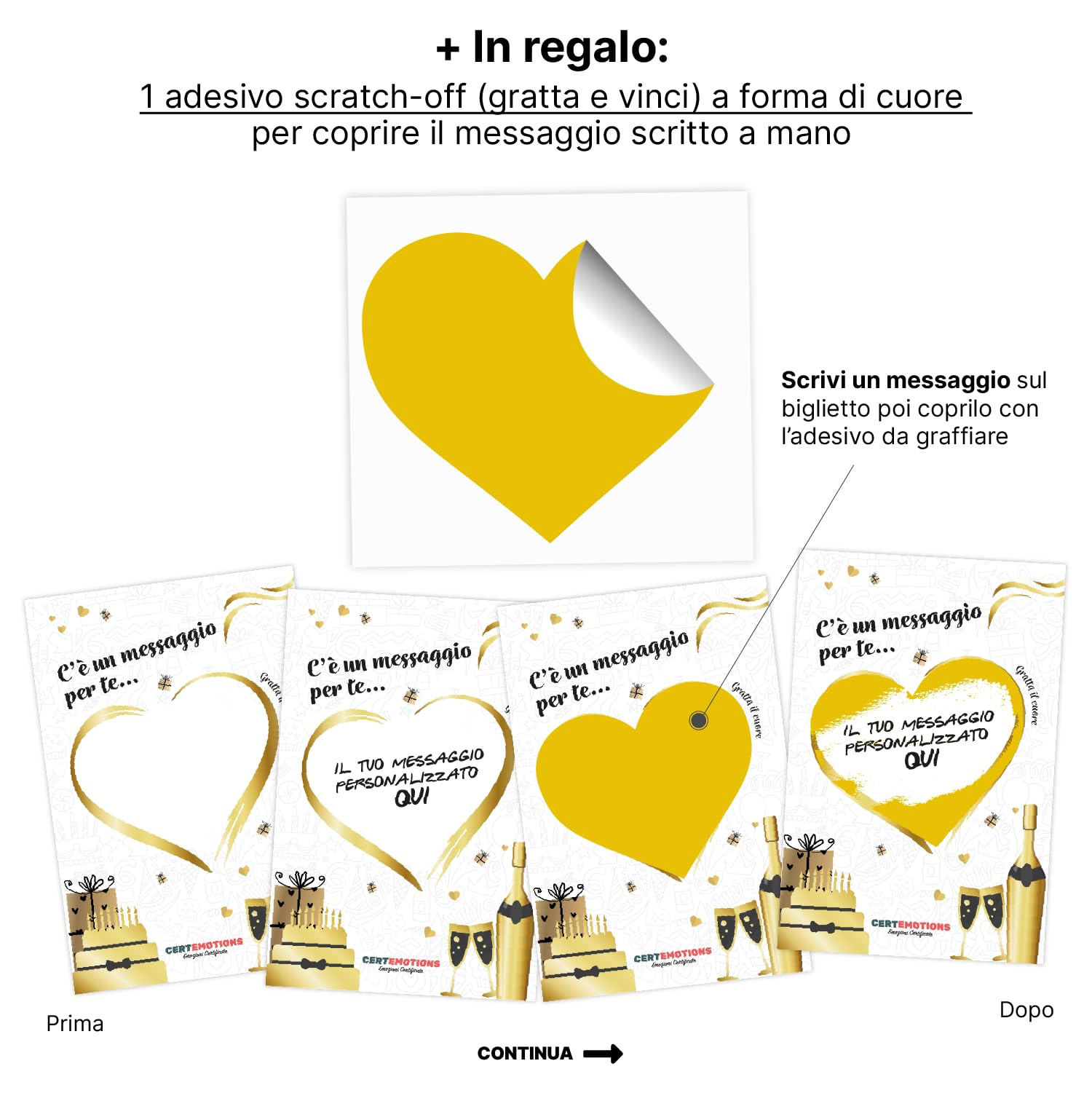 Godiru Certificato idea regalo Compleanno
