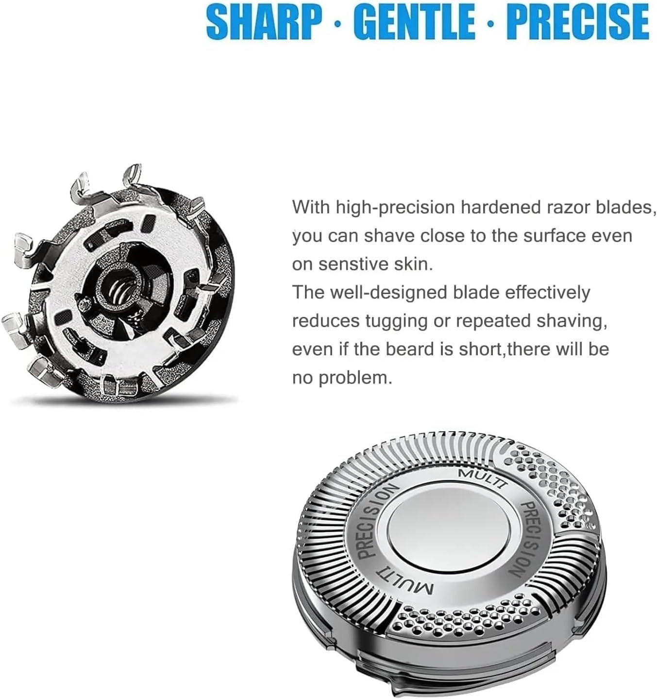 SH50 交換用シェーバーヘッド、Philips シリーズ 5000 S5210 S5370 PT730 AT810 電気カミソリに SH50  交換用ヘッド、フィリップスシリーズ5000、S5210 S5370 PT730 AT810に対応、電動ロータリーシェーバー ヘッド  保護キャップカバー,1ピース,フィリップス対応の ... SH50 ... SH50 交換用ヘッド、フィリップス 5000シリーズシェーバー S5210 S5370 PT730 AT810 電気カミソリに対応