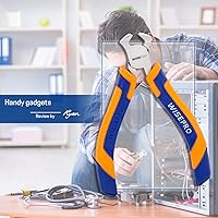 Vista 4 de Alicates Cortadores de Extremo Mini de 4.2 Pulgadas, Cortaalambres de Extremo de Precisión, Herramienta Extractora de Clavos para Instalación