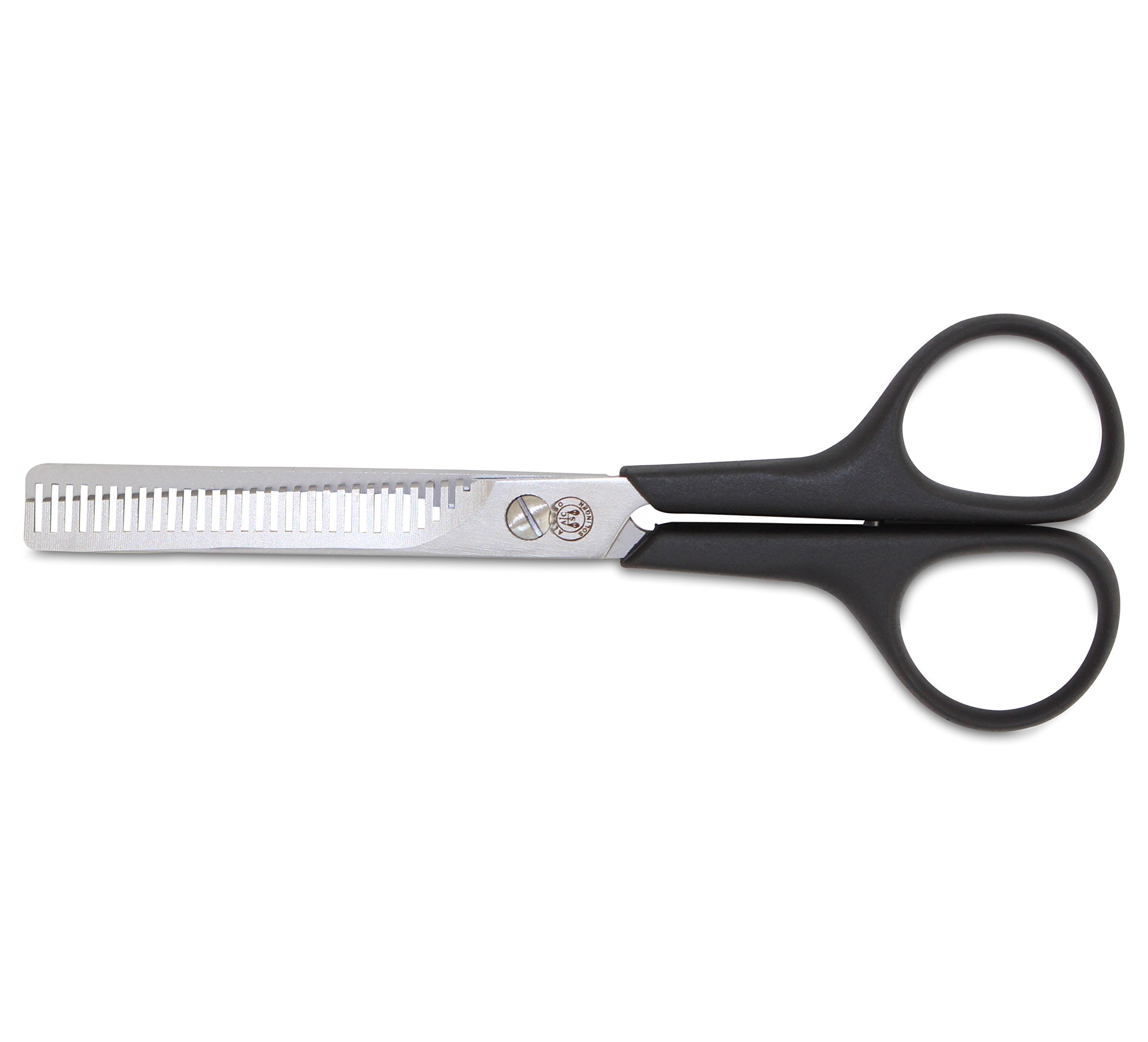 Mars Professional Stainless Steel Thinning Scissors, Double Toothed Blades, 6" Length