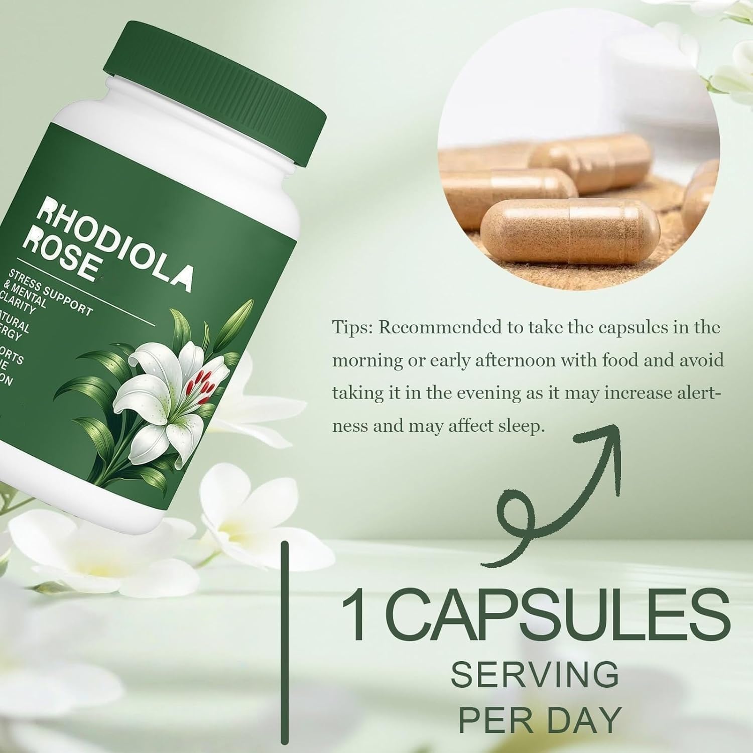 Rhodiola RoseaErba adattogena naturale, equilibrio energetico, funzione immunitaria, non OGM