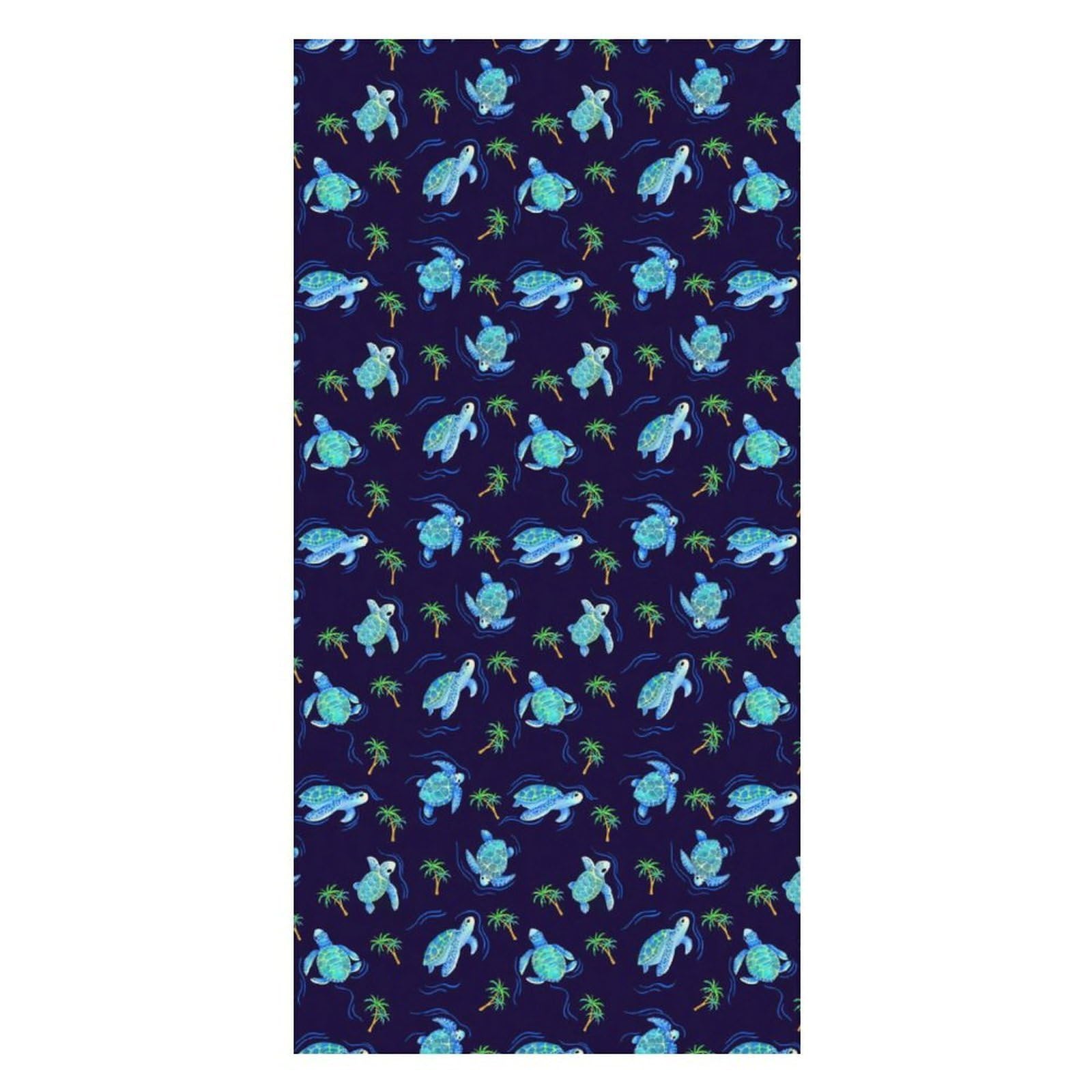 Anceky Beach Towel Quick-Dry Sea Turtle Bath Towels Beach Towel Large Absorbent Bath Towel for Home Gym Travel 31 X 63 in