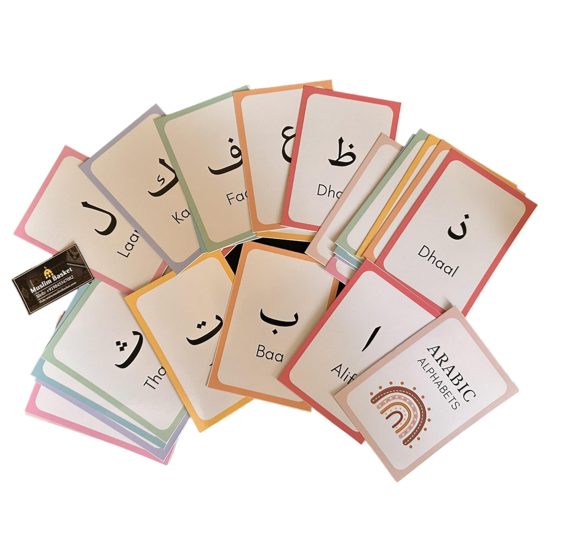 Arabic Alphabet Flash Cards by Muslim Basket (B0CNXRHW1W) Amazon Price History, Amazon Price Tracker