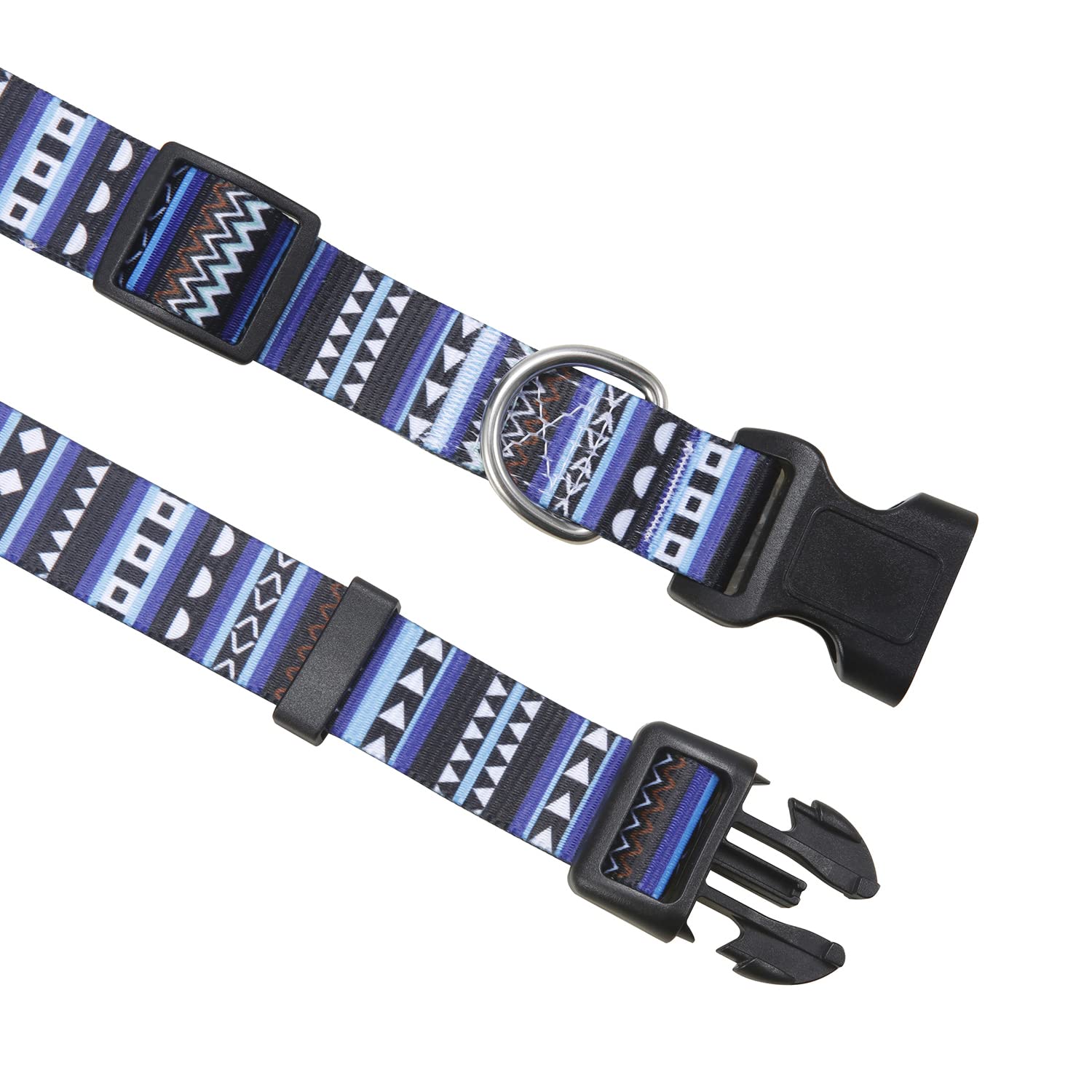 Mihqy Dog Collar and Lead Set including Bohemia Floral Tribal Geometric Patterns - Image 3