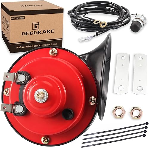 Kit universal de bocina de carrito de golf de 12 voltios para Club Car, EZGO, Ya-ma-ha carritos de golf o lancha UTV