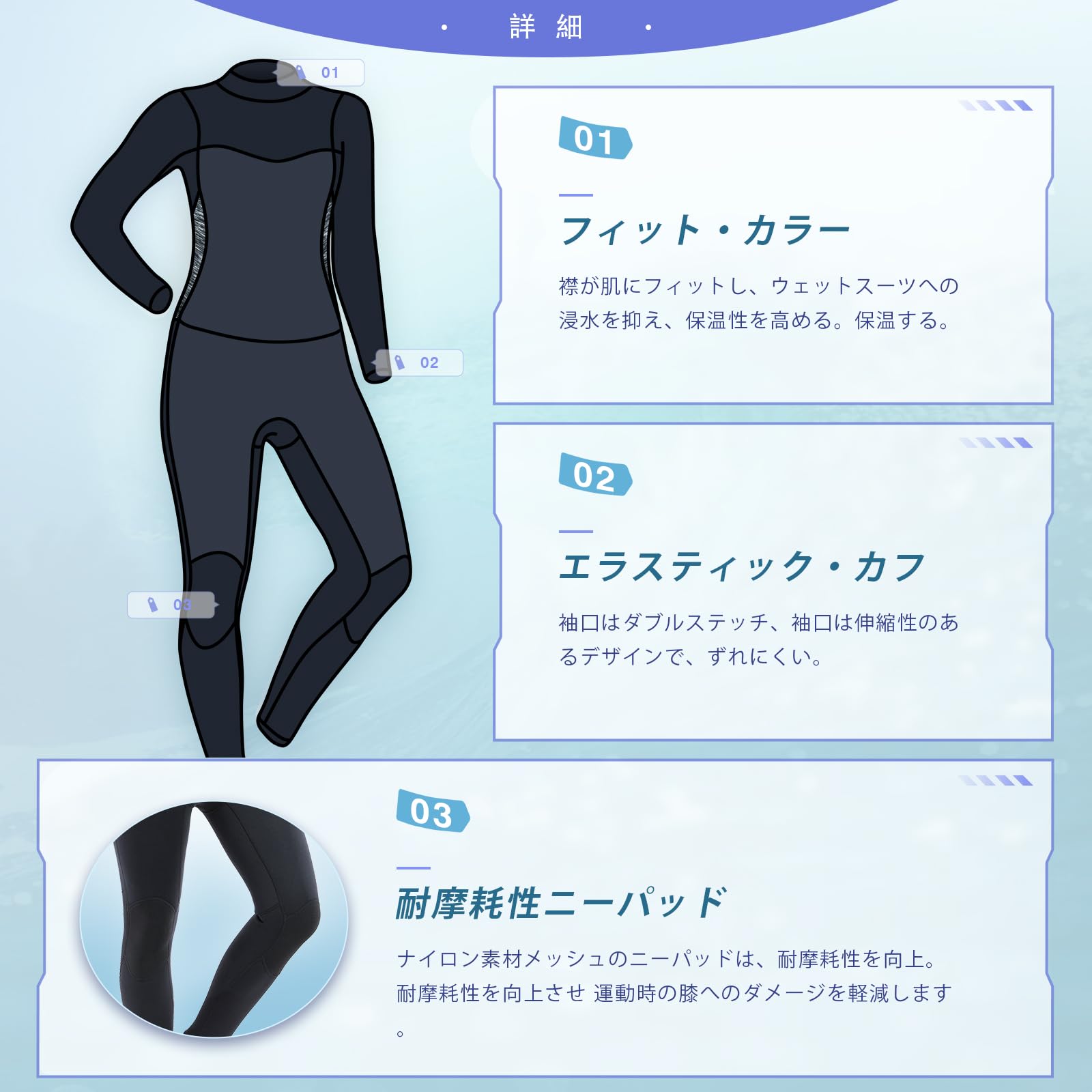 フルスーツ 　レディース Amazon | FLEXEL レディース ウェットスーツ フルボディ 3mm