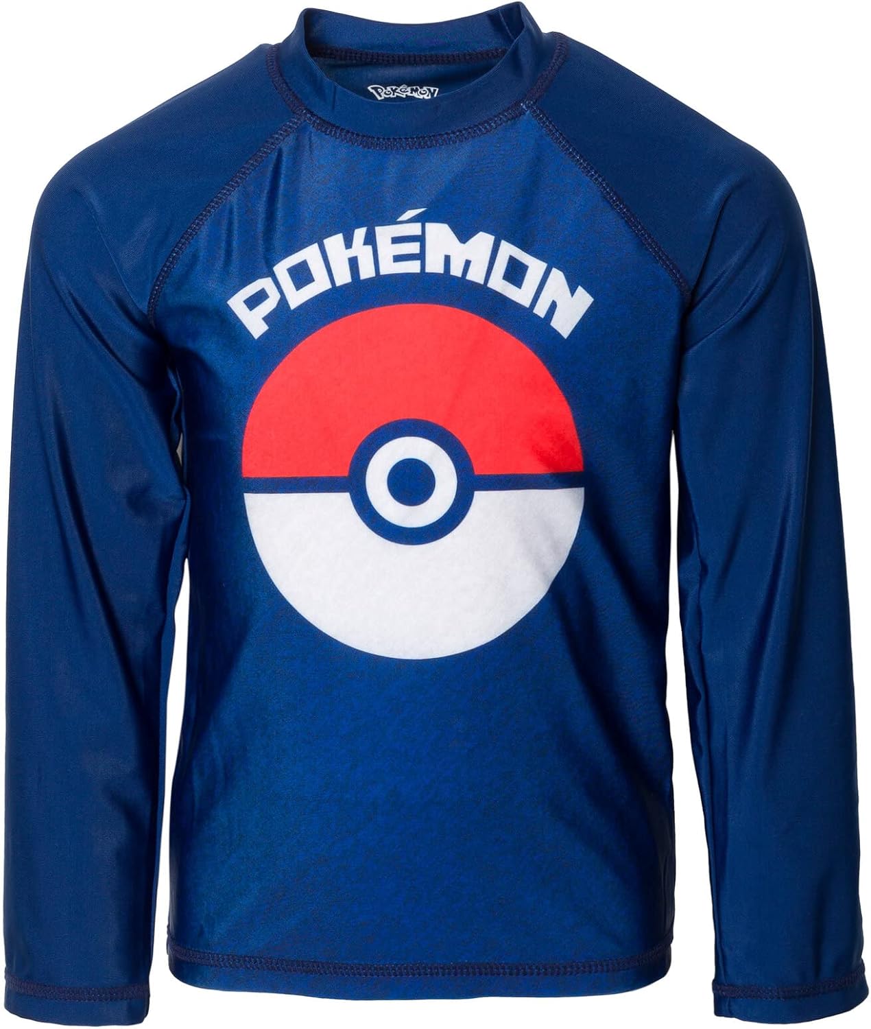 Pokemon Pikachu Rash Guard Swim Shirt Little Kid to Big Kid