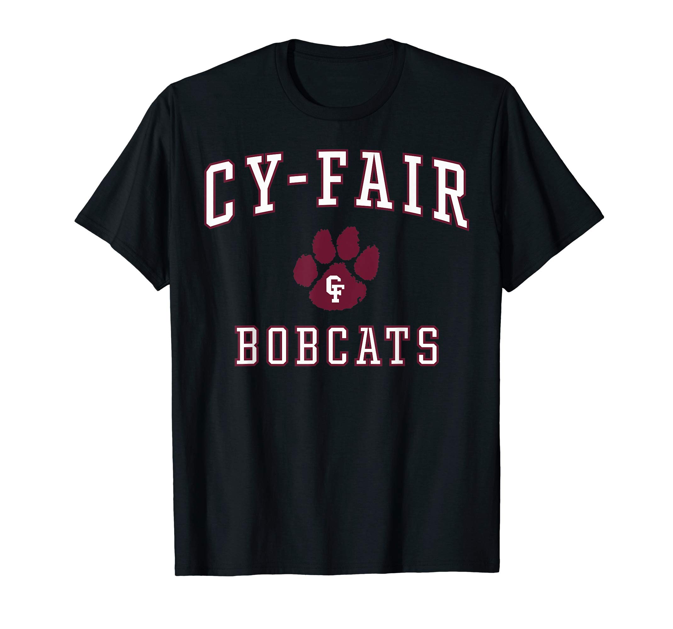 Cy-Fair High School Bobcats T-Shirt C1 T-ShirtOEKO-TEX STANDARD 100