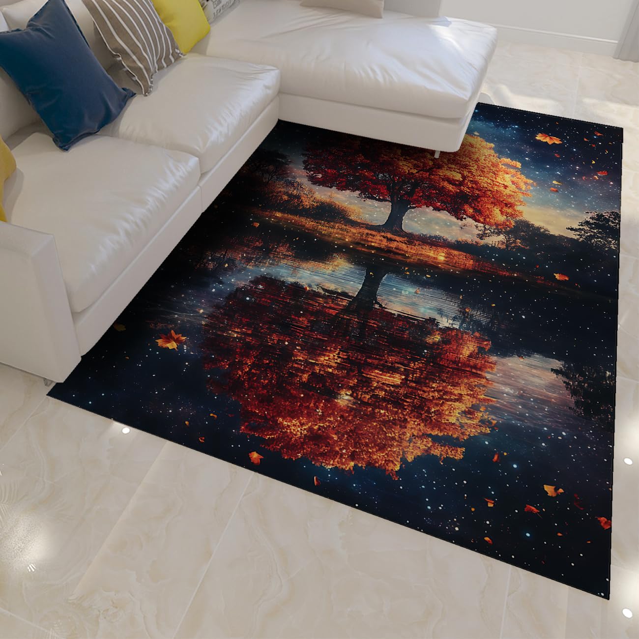 Tapis de surface fantasy 180x270 cm doux et antidérapant pour chambre
