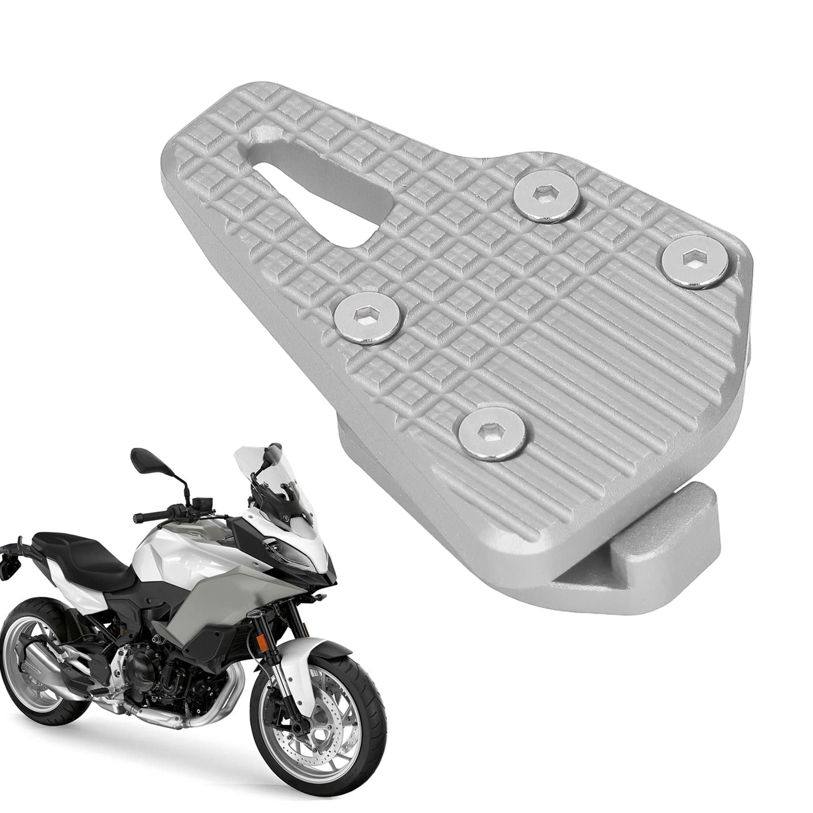 Brrnoo Pedale Freno Motocicletta, Pedali Motociclisti in Lega Alluminio CNC Estensibili per Piastra Sostituzione Leva Posteriore