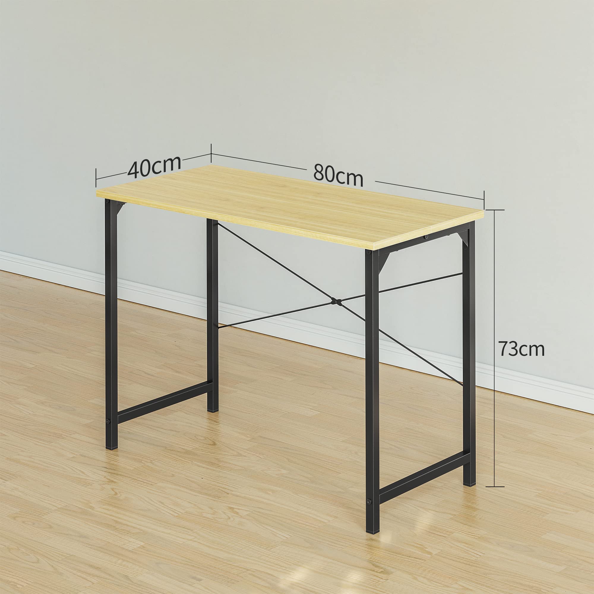 Amazon | Cubiker パソコンデスク pcデスク 幅80x奥行き40x高さ73cm