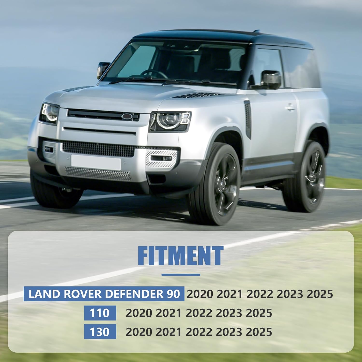 Grill Lights for Land Rover Defender 90 110 130 2020-2025 Led Front Grille Lights