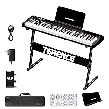 TERENCE 電子ピアノ 61鍵タッチレスポンス鍵盤 キーボードピアノ Amazon | TERENCE 電子ピアノ 61鍵タッチレスポンス鍵盤 2025年