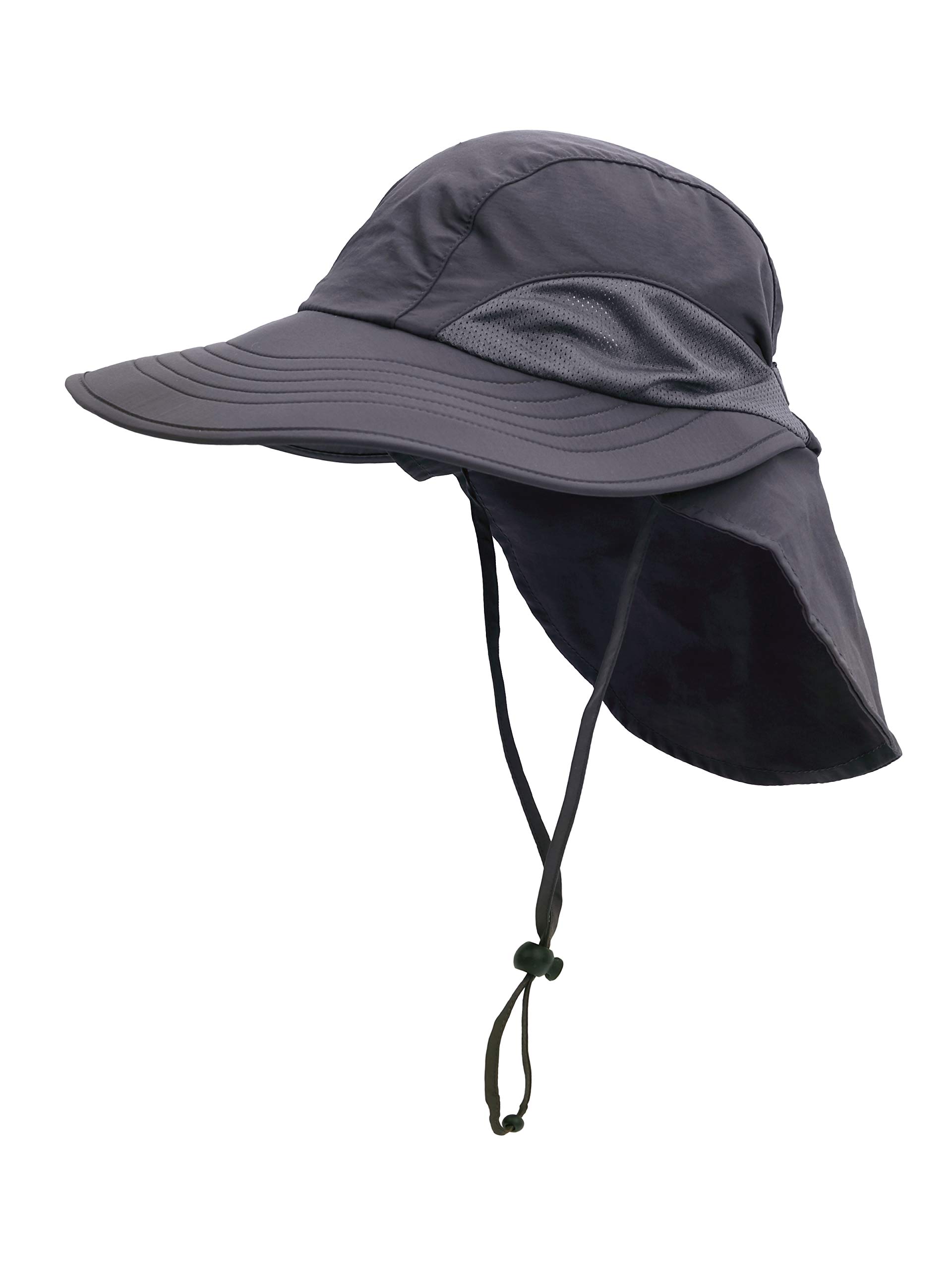 WANYINGUnisex Sun Hats Wide Brim with Flap Neck Cover UV 50+ Protection Outdoor Bucket Hat for Baseball Fishing Camping Hiking Gardening