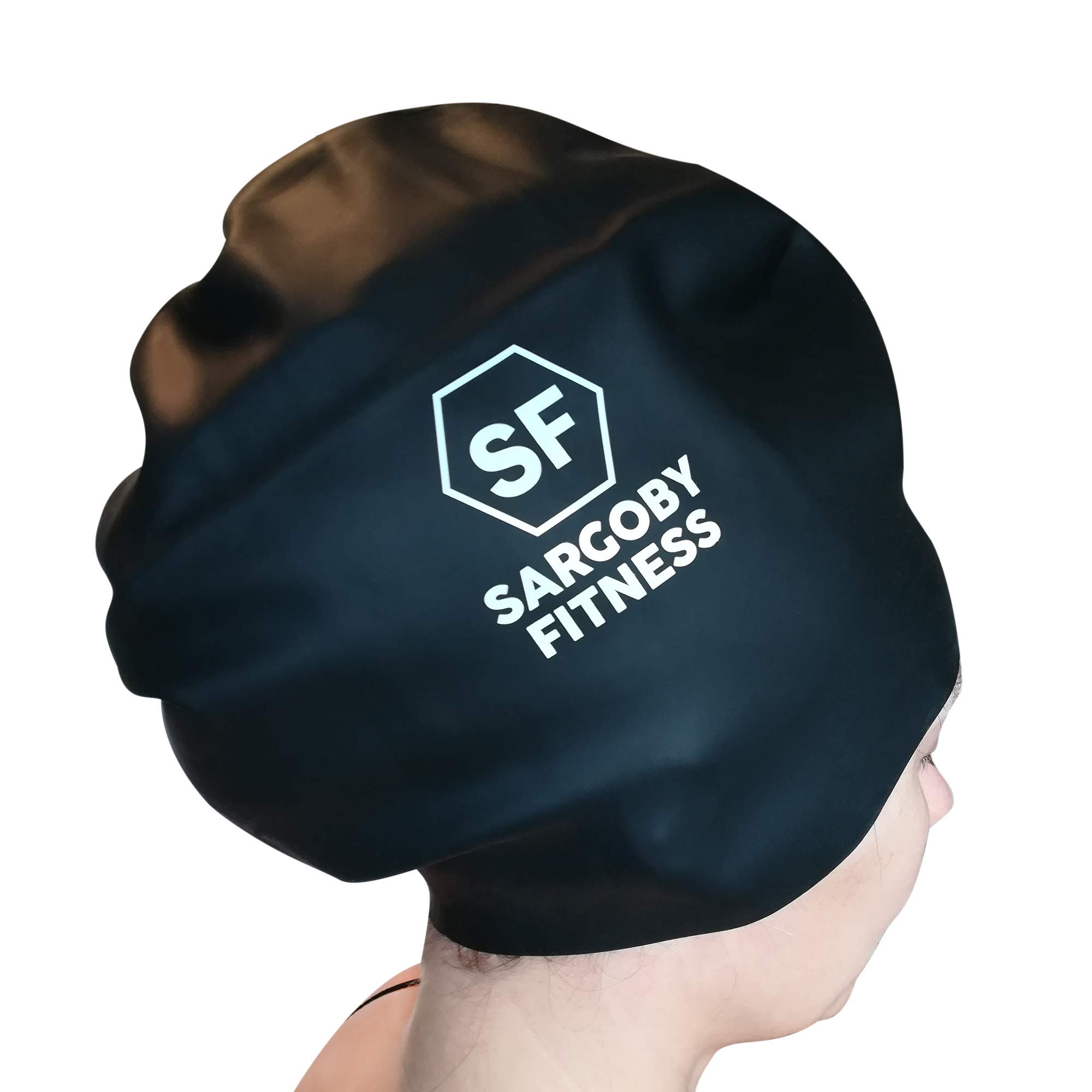 Buy Sargoby FitnessLong hair swimming cap for kids Use to protect