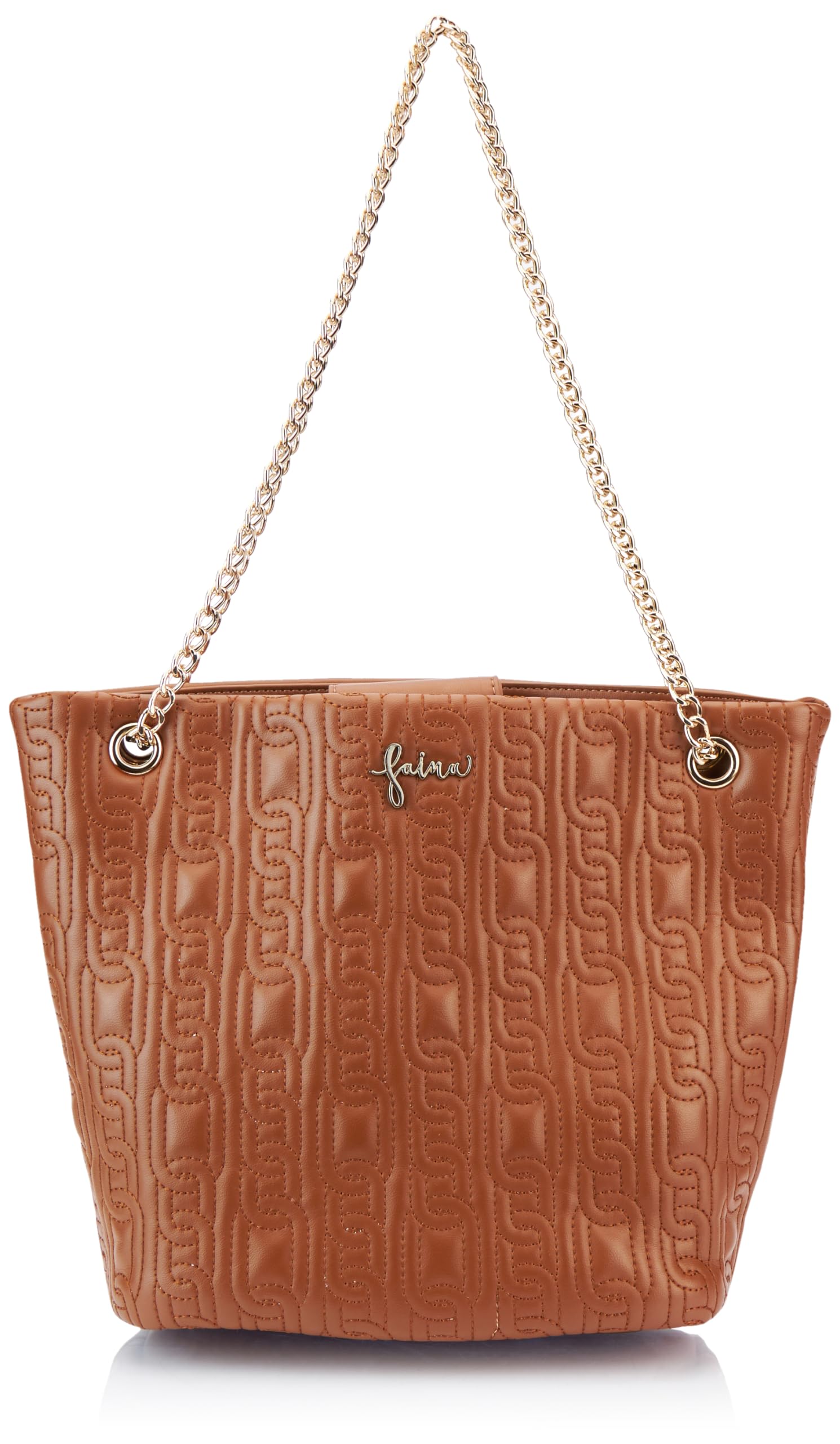 FENIA Women's Handbag, Camel, One Size