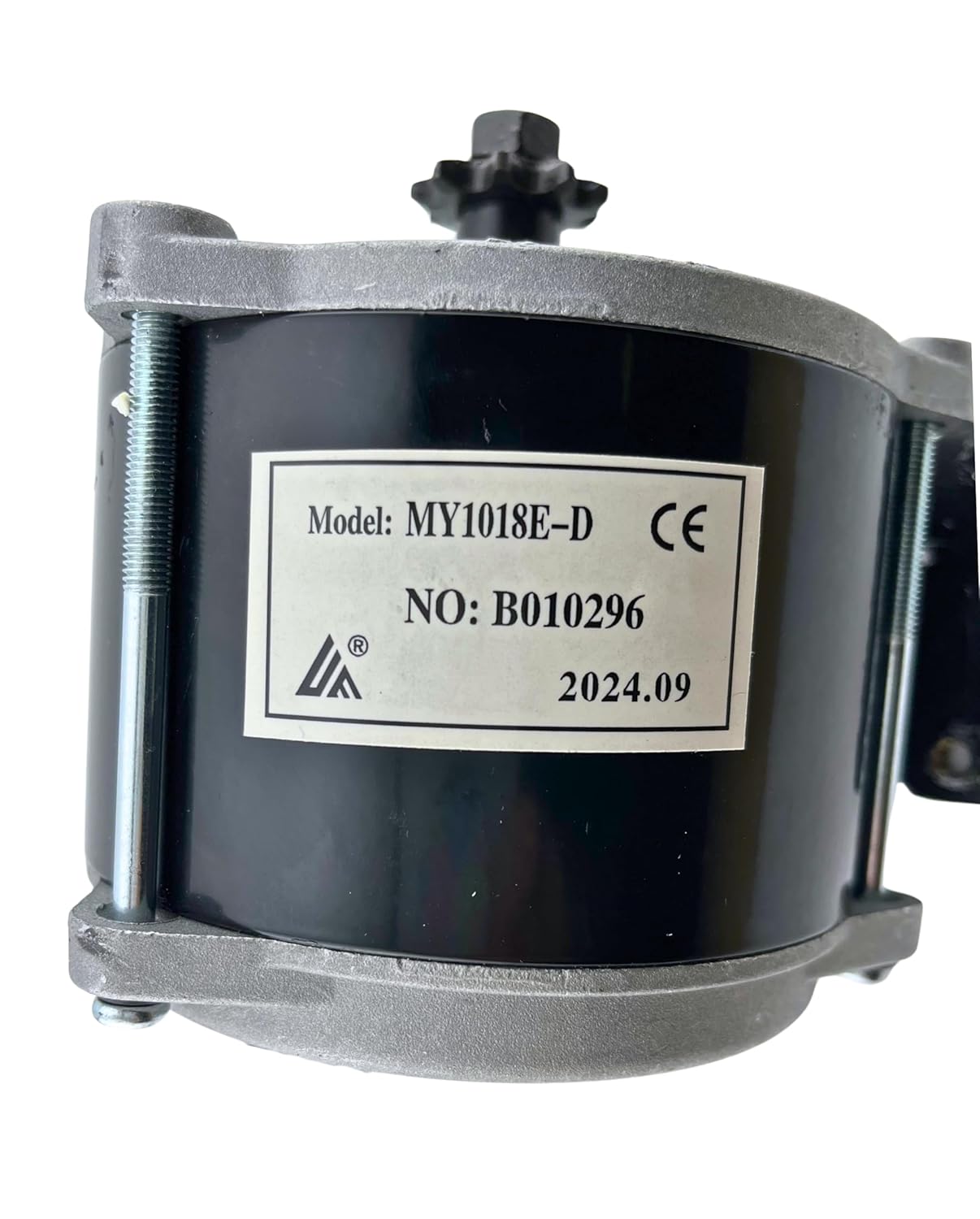 AlveyTech Heavy Duty 36 Volt 500 Watt Electric Motor for The Razor Crazy Cart XL (Versions 1+) - Replacement MY1018E-D Watt Motors with 9-Tooth Chain Sprocket and Mounting Bracket (W25143401030)