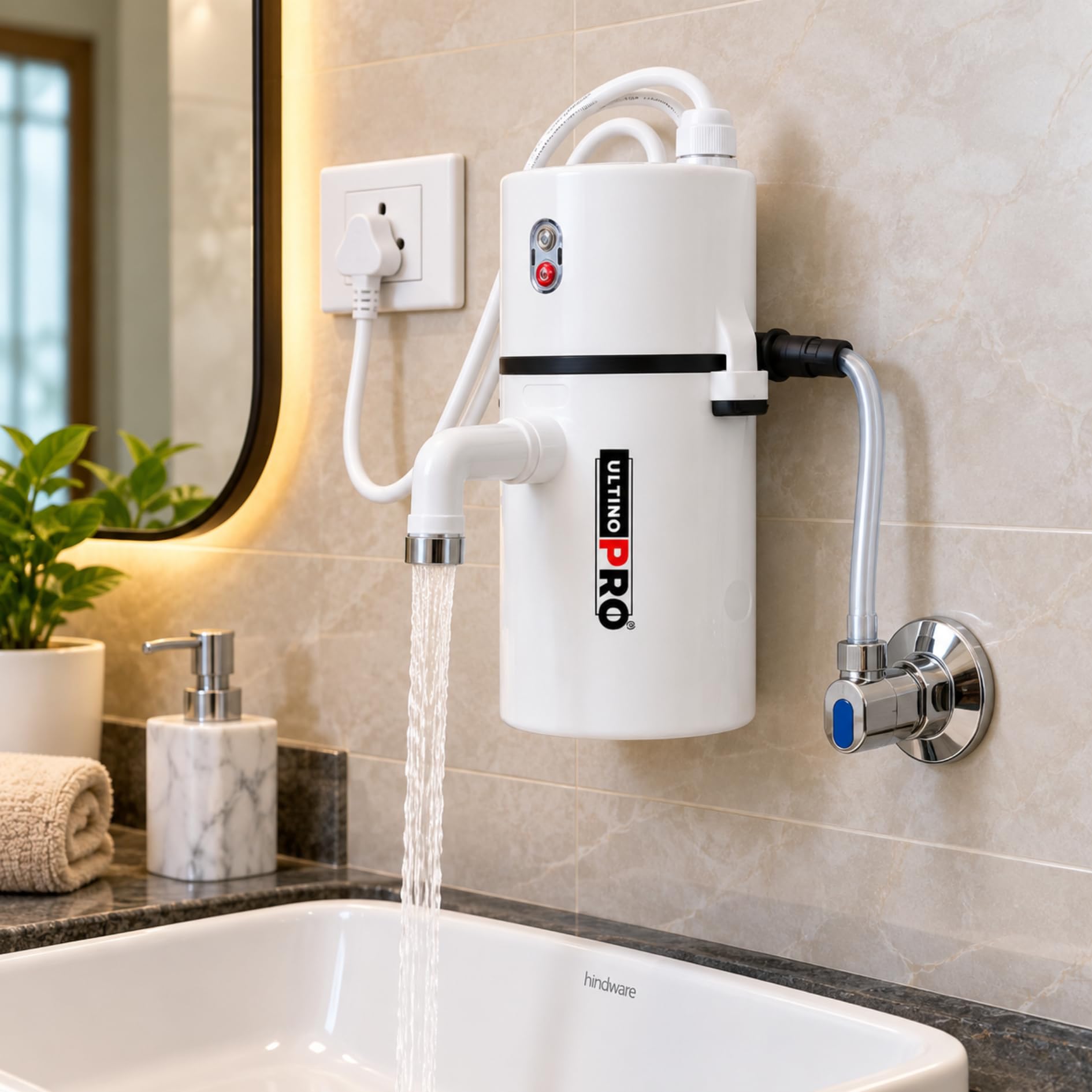 UltinoPro 1L Electric Geyser - Instant Hot Water -4