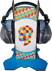 Abafador de ruído color para Autistas com suporte decorativo Inclusivo