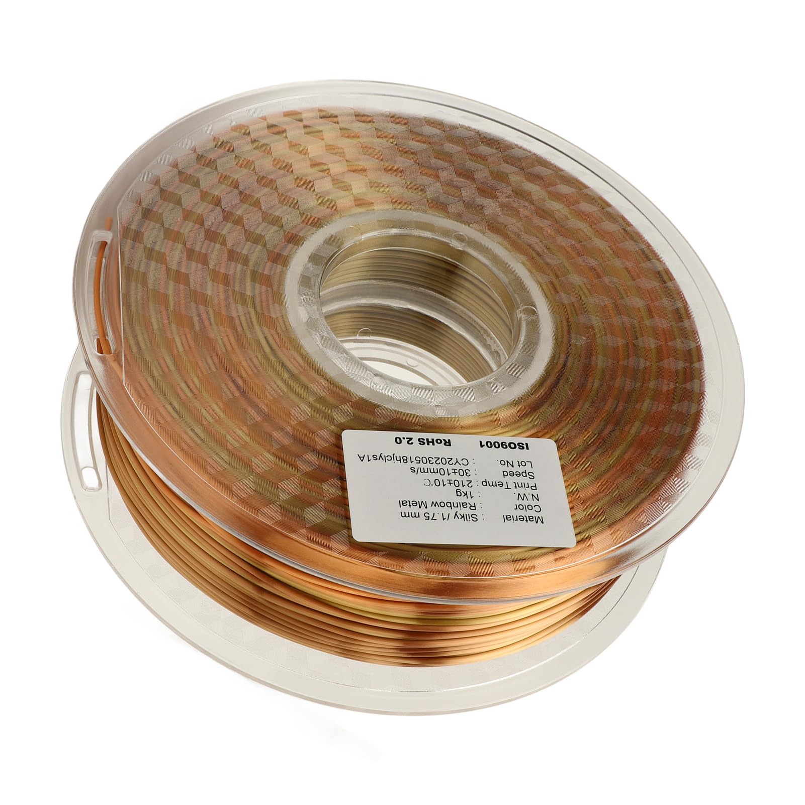 Filament do drukarki 3D PLA Silk Rainbow Gradient Color 1,75 mm Materiały eksploatacyjne do druku 3D Starannie nawinięty Filament PLA dla entuzjastów i profesjonalistów druku 3D