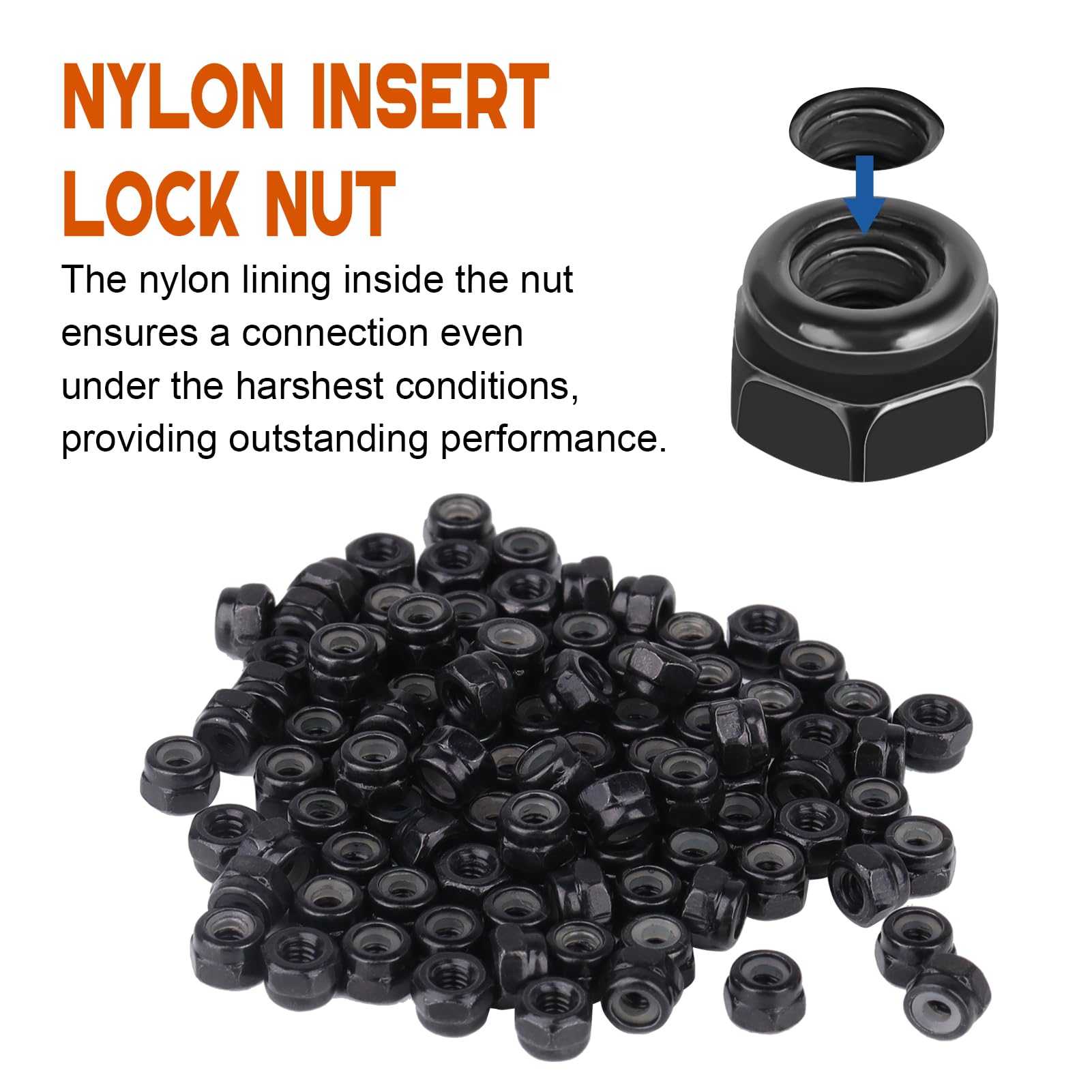 Amazon.com: Hobbypark 100pcs Wheel M2.5 Lock Nuts with Wheel