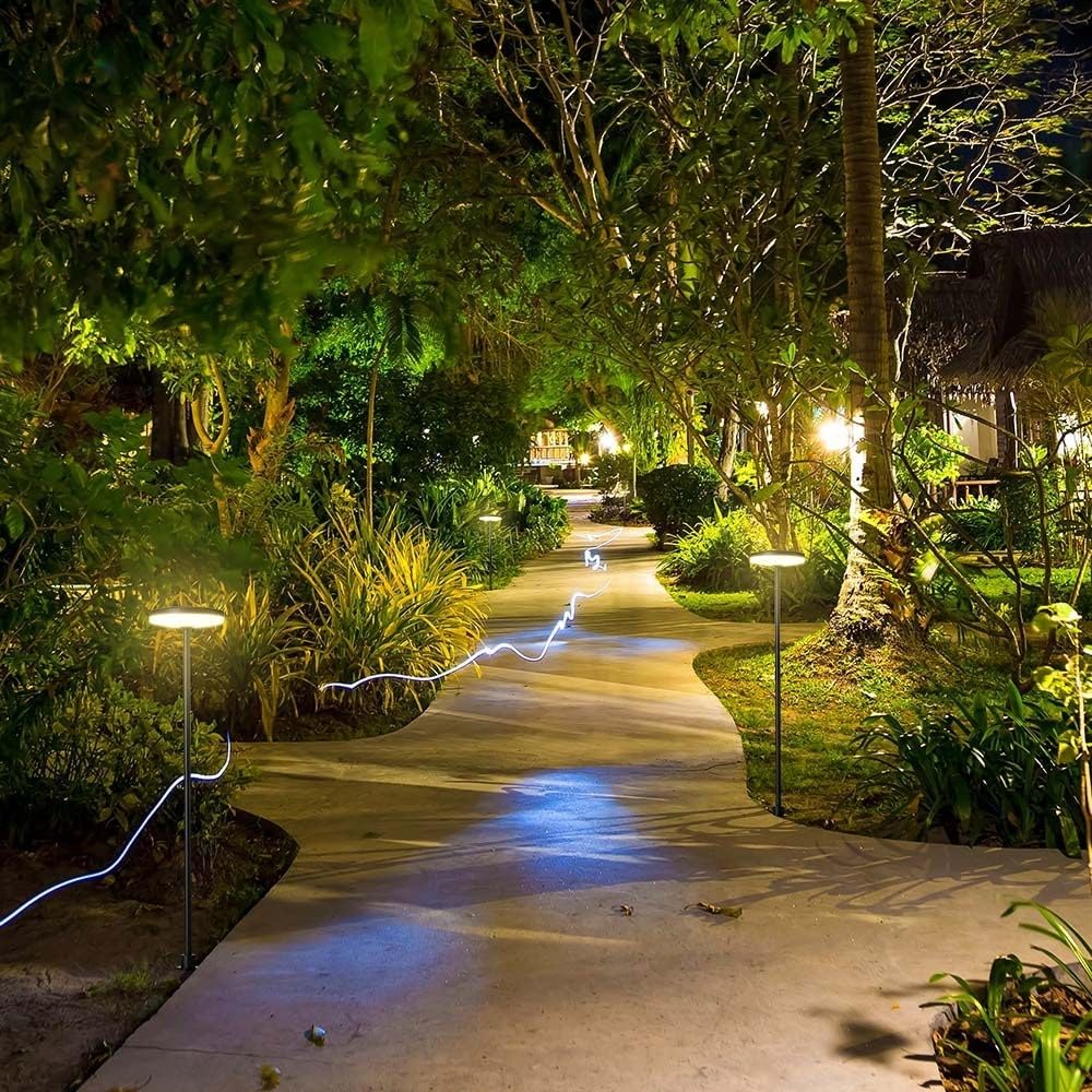 V-TAC Illuminazione per esterni, luci da giardino, IP65, alloggiamento antracite, 12 Watt, 1135 lumen, 3000 K