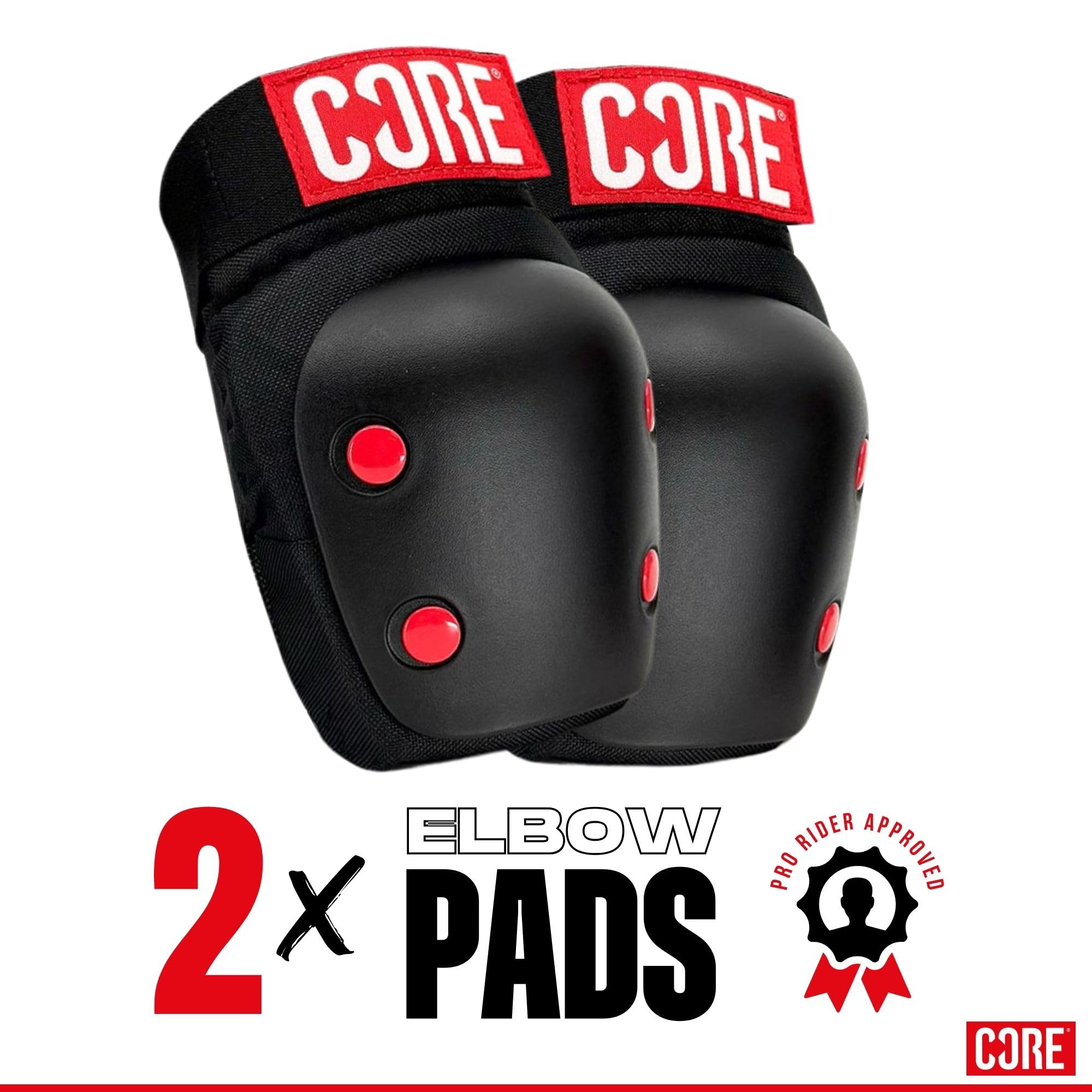 CORE Skate Pads 3-Pack (XS - Negro)