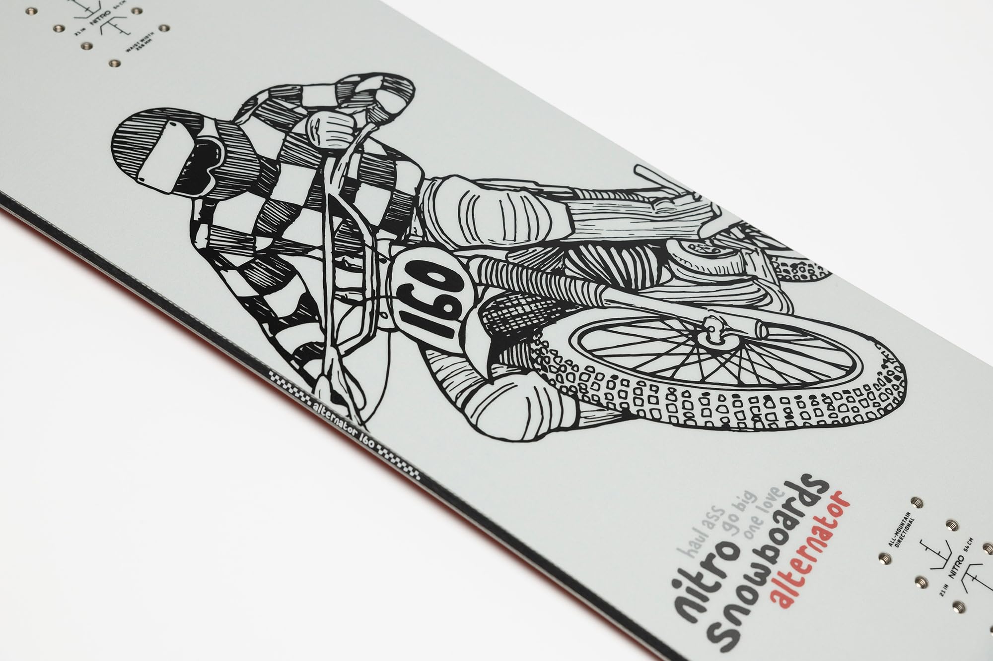 Nitro ALTERNATOR & ALTERNATOR X Volcom Board´25, Allmountainboard, Directional, True Camber, All-Terrain, Mid-Wide fino a Wide, a seconda della lunghezza