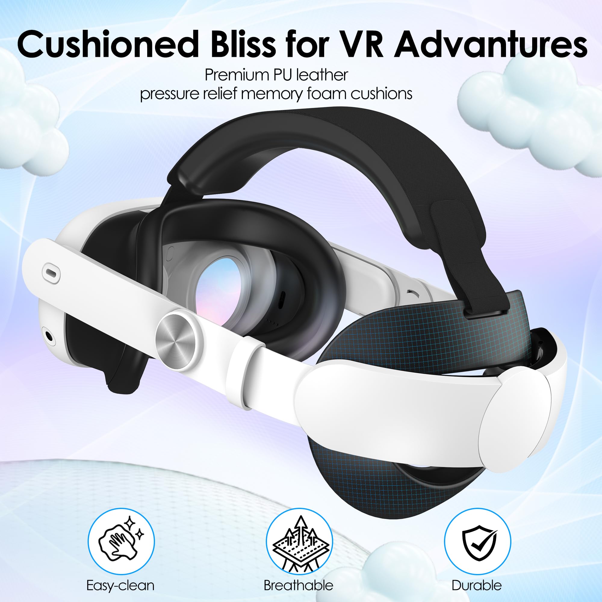 Amazon.com: IKWOLETI Head Strap Accessories for Quest 3/Quest 3S