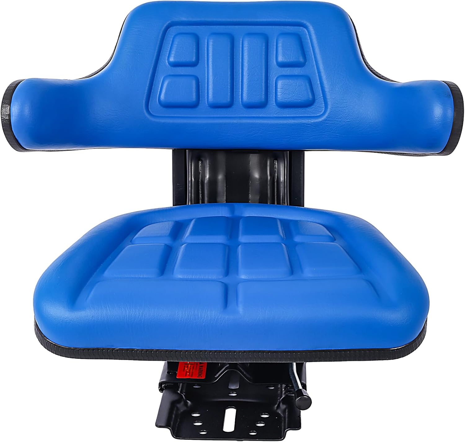 Heavy-Duty Steel, Waffle Style Universal Tractor Suspension Seat with Tilt for Ford/New Holland Models. 3900 3930 3910 5000 5100 5600 5610 5900 5910 - Blue