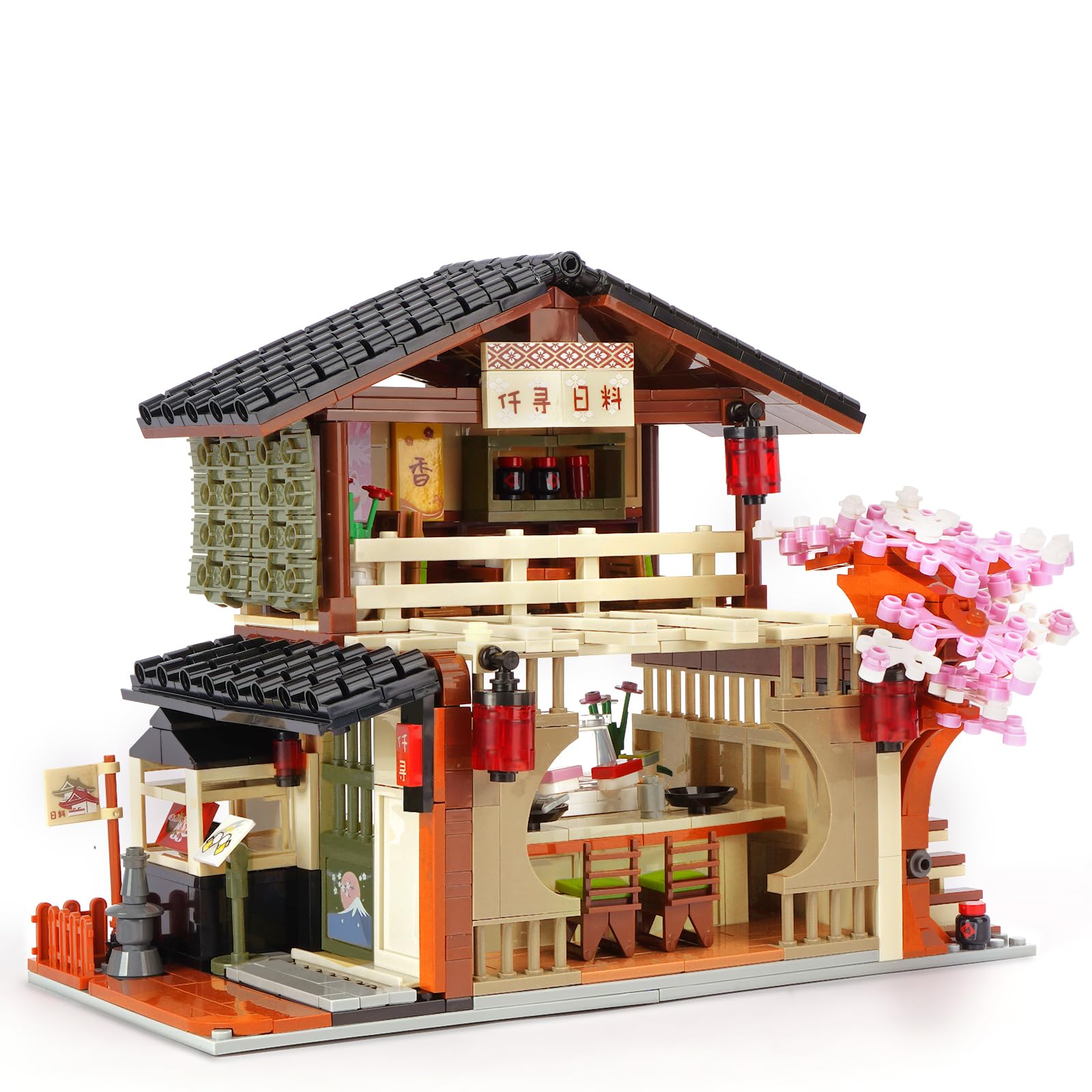 Amazon.co.jp: Hallisun ビルディング ブロックセット 日本ストリート