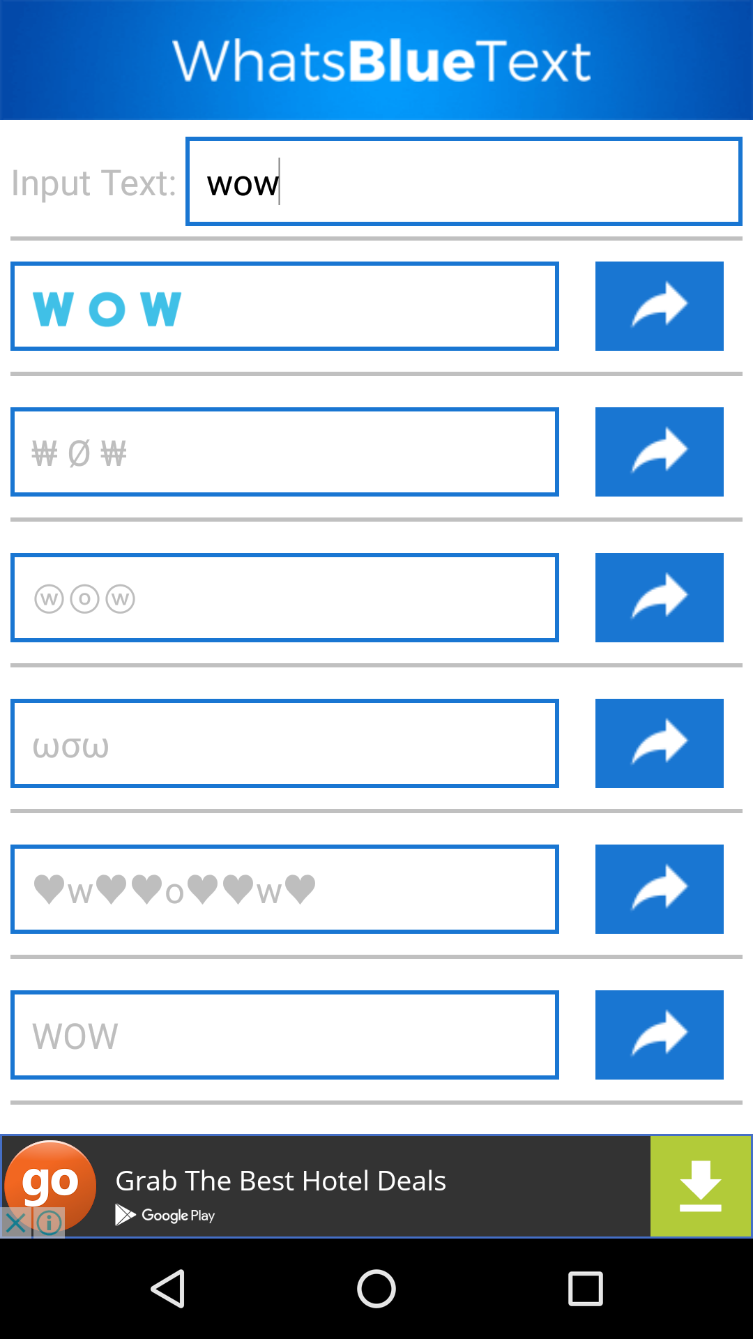 Fancy Text Generator WhatsBlueTextAmazon.deAppstore for Android