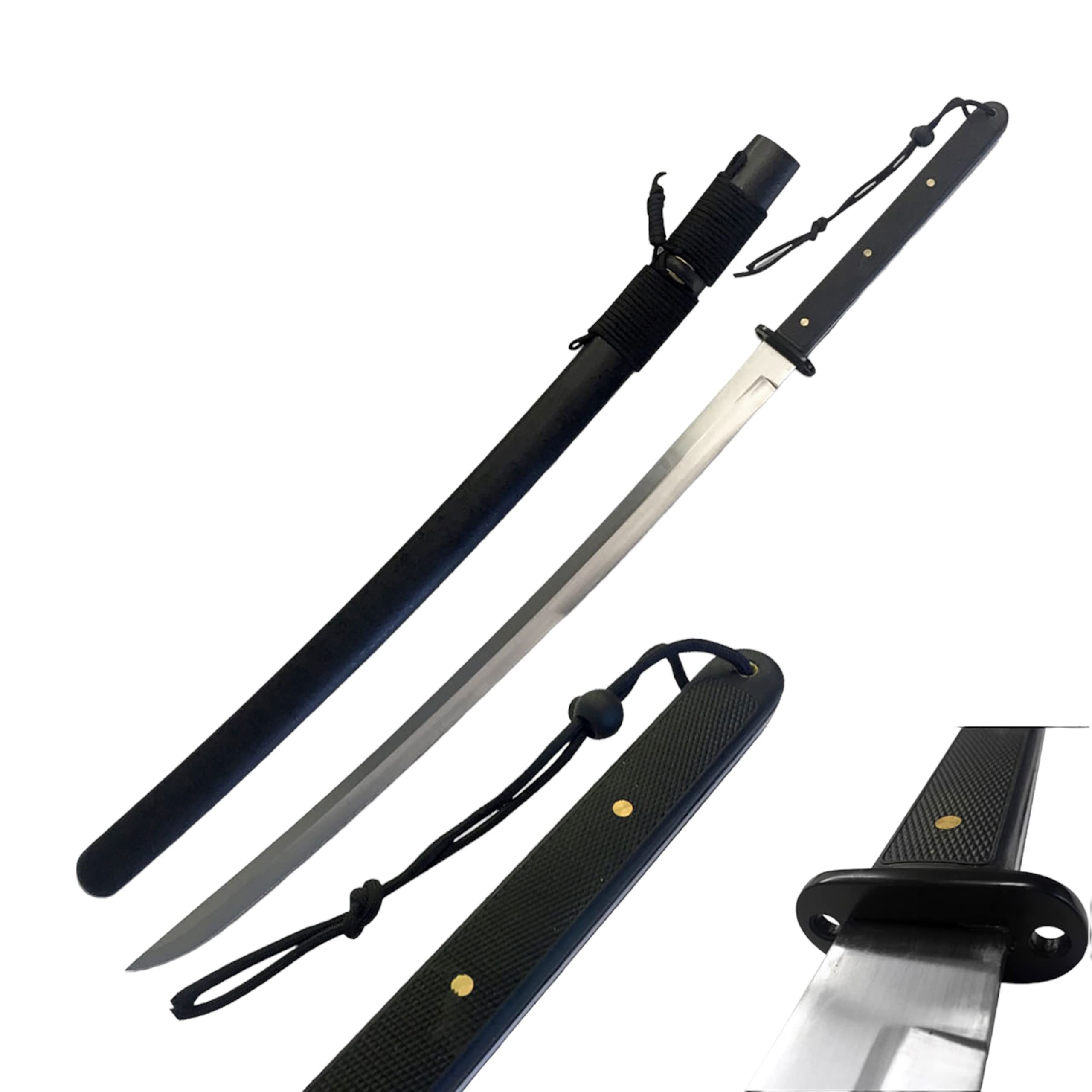 Japanisches Katana Schwert 95 cm Samurai Schwert Echt Stahl 1045 Full Tang Konstruktion mit Scheide